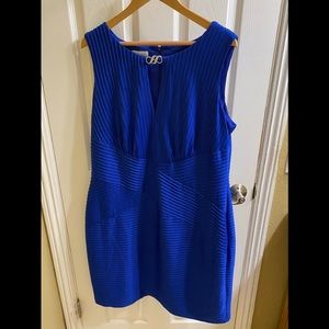 London Times Royal Blue Dress